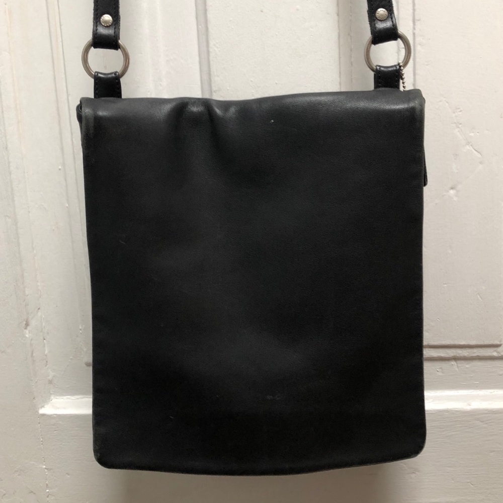 Vintage Coach Leather Cross-body Messenger Bag